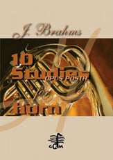 10 Horn Studies, Op. Posth. French Horn Book cover
